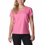 Polo-Para-Mujer-Manga-Corta-Sun-Trek™-Rosado-Columbia