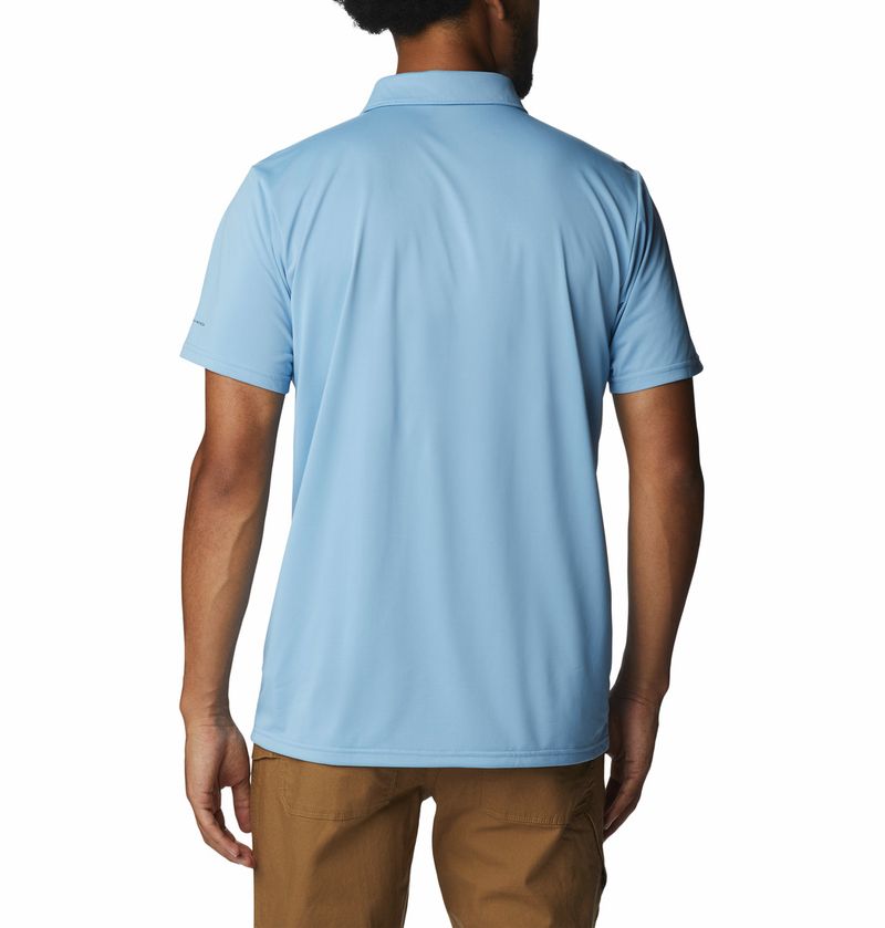 Polo-Para-Hombre-Pique-Hike™-Celeste-Columbia