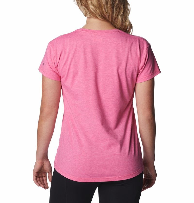 Polo-Para-Mujer-Manga-Corta-Sun-Trek™-Rosado-Columbia