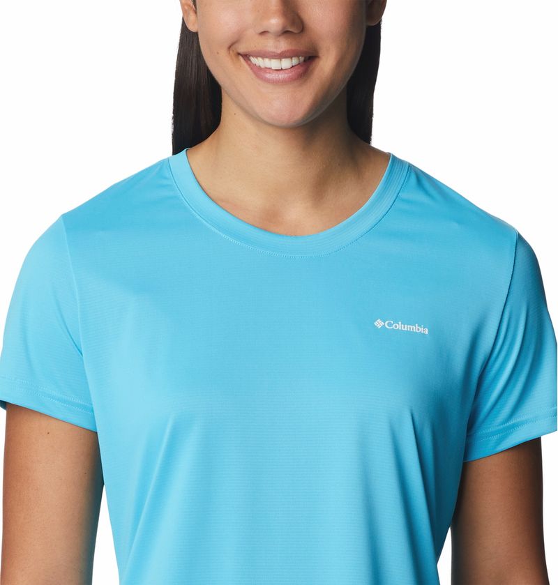 Polo-Para-Mujer-Manga-Corta-Hike™-Celeste-Columbia