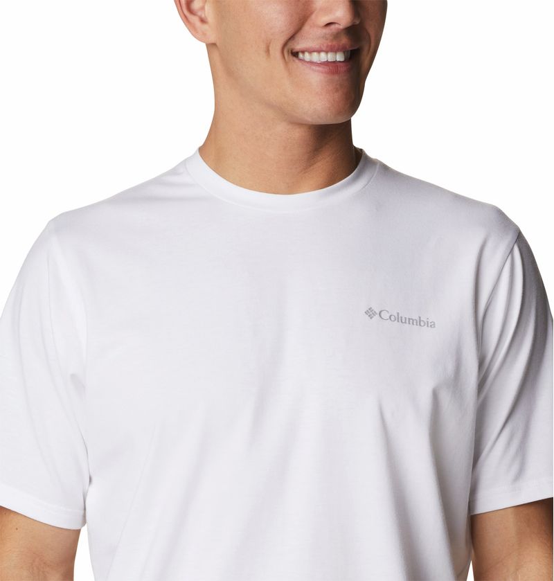 Polo-Para-Hombre-Manga-Corta-Sun-Trek™-Blanco-Columbia
