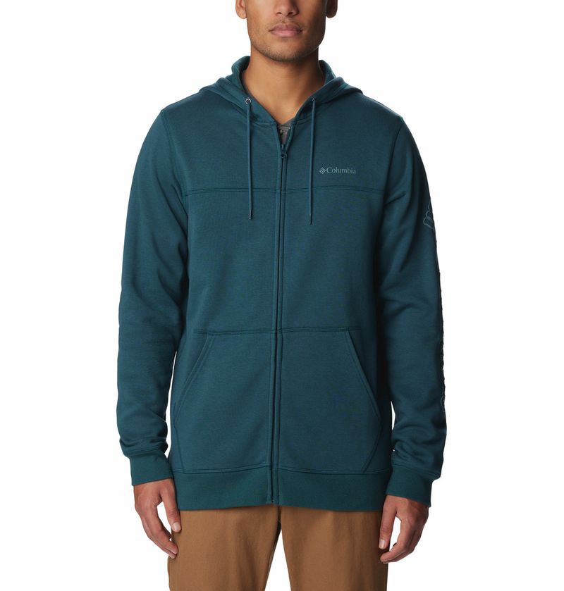 Casaca-Para-Hombre-Cierre-Completo-Columbia™-Logo-Verde-Columbia