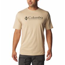 Polo Para Hombre Manga Corta Csc Seasonal Logo Beige Columbia