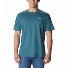 Polo Para Hombre Manga Corta North Cascades Celeste Columbia