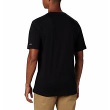 Polo Para Hombre Manga Corta Csc Basic Logo Negro Columbia