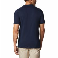 Polo Para Hombre Manga Corta Csc Basic Logo Azul Columbia