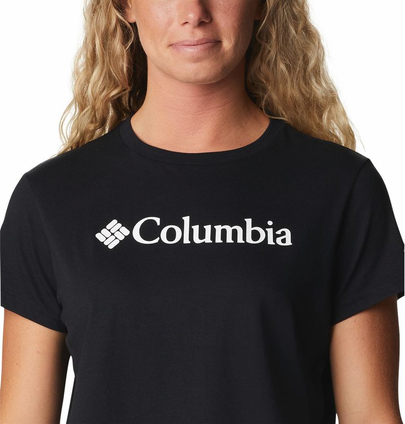 Polo-Para-Mujer-Manga-Corta-North-Cascades-Negro-Columbia