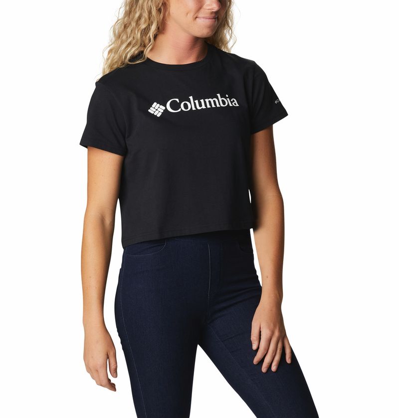 Polo-Para-Mujer-Manga-Corta-North-Cascades-Negro-Columbia