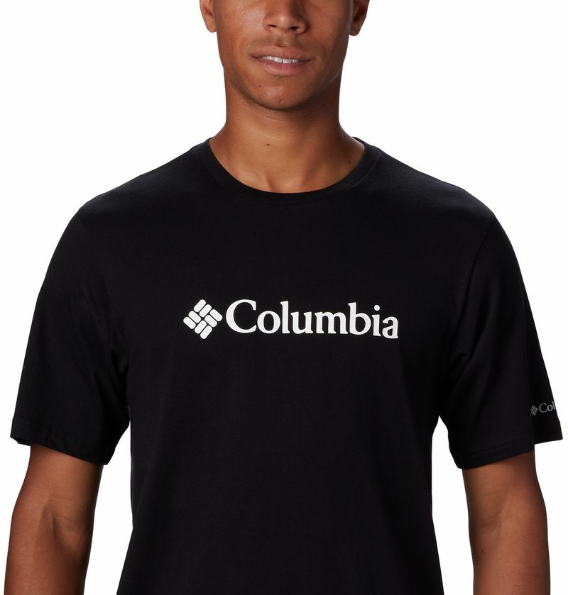 Polo-Para-Hombre-Manga-Corta-Csc-Basic-Logo-Negro-Columbia