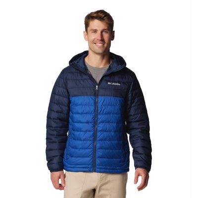 Casaca Para Hombre Sintética Con Capucha Powder Lite™ ll Azul Columbia