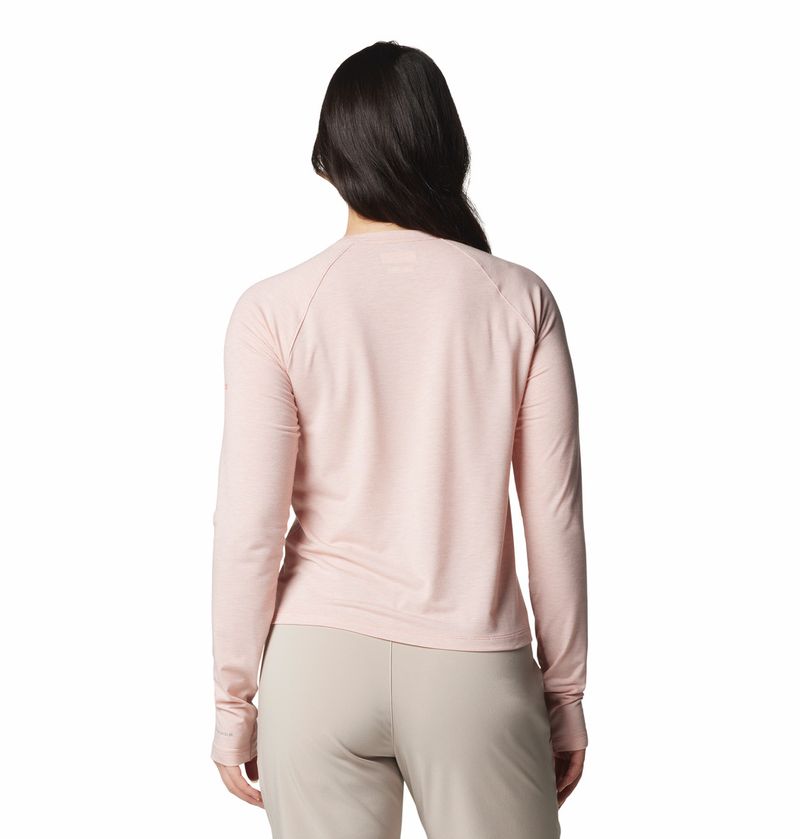 Polo-Para-Mujer-Manga-Larga-Pfg-Uncharted™-Knit-Rosado-Columbia