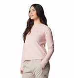 Polo-Para-Mujer-Manga-Larga-Pfg-Uncharted™-Knit-Rosado-Columbia