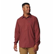 Camisa Para Hombre Manga Larga Silver Ridge™ Utility Lite Rojo Columbia