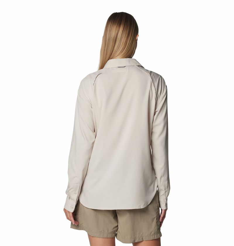 Blusa-Para-Mujer-Manga-Larga-Silver-Ridge™-Utility-Beige-Columbia