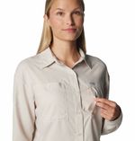 Blusa-Para-Mujer-Manga-Larga-Silver-Ridge™-Utility-Beige-Columbia