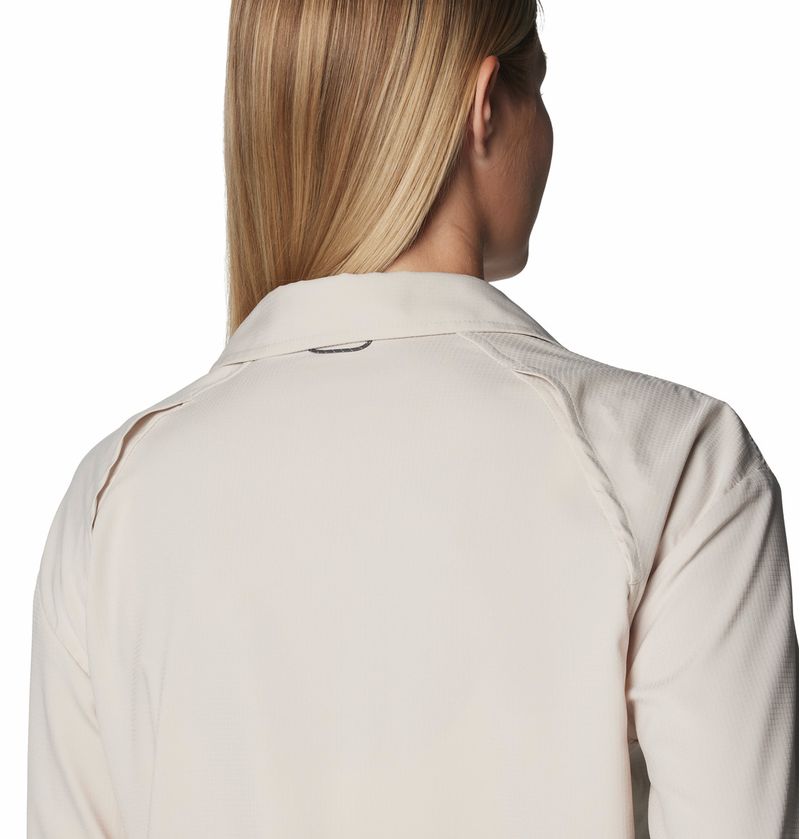 Blusa-Para-Mujer-Manga-Larga-Silver-Ridge™-Utility-Beige-Columbia