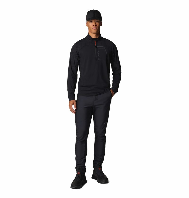 Fleece-Para-Hombre-1-2-Cierre-Vader™-Negro-Columbia