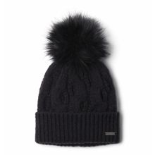 Chullo Para Mujer de Punto Trenzado Con Pompón Boundless Days™ Negro Columbia