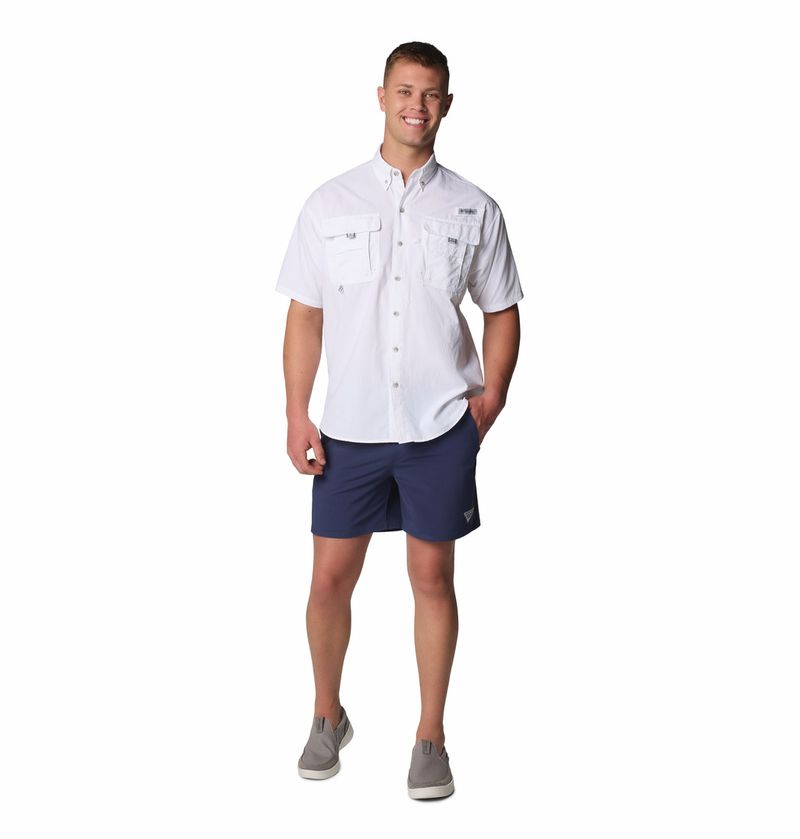 Camisa-Para-Hombre-Manga-Corta-PFG-Bahama™-ll-Blanca-Columbia