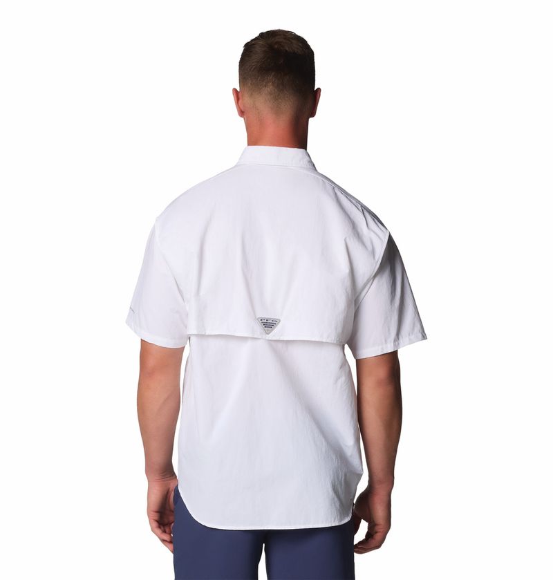 Camisa-Para-Hombre-Manga-Corta-PFG-Bahama™-ll-Blanca-Columbia