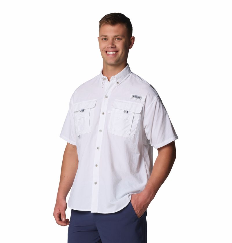 Camisa-Para-Hombre-Manga-Corta-PFG-Bahama™-ll-Blanca-Columbia