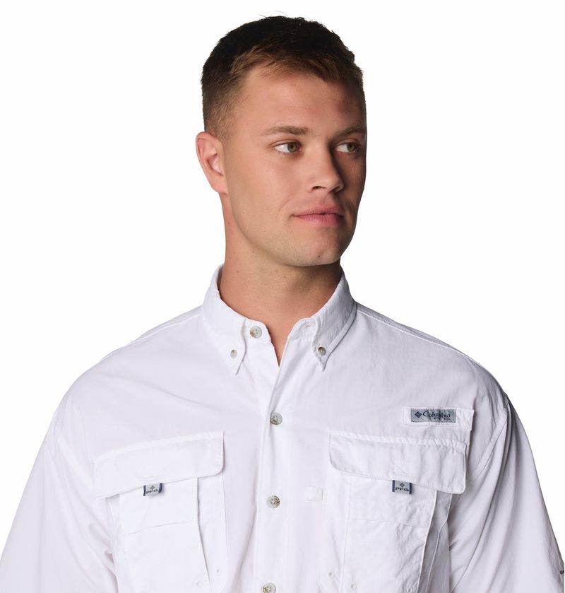 Camisa-Para-Hombre-Manga-Corta-PFG-Bahama™-ll-Blanca-Columbia