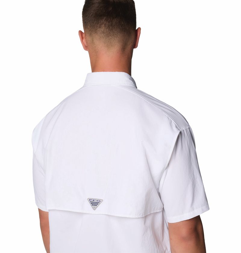 Camisa-Para-Hombre-Manga-Corta-PFG-Bahama™-ll-Blanca-Columbia