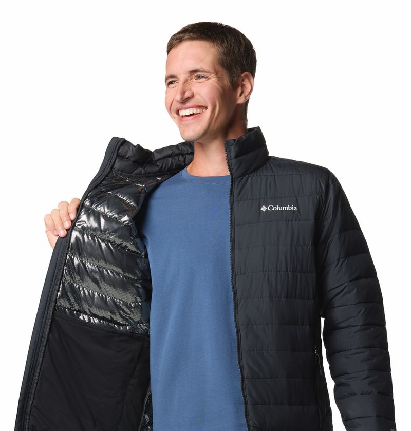 Casaca-Para-Hombre-Sintetica-Powder-Lite™-ll-Negra-Columbia