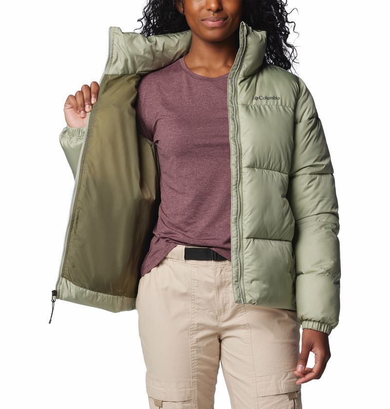 Casaca-Para-Mujer-Sintetica-Cierre-Completo-Puffect™-II-Verde-Columbia