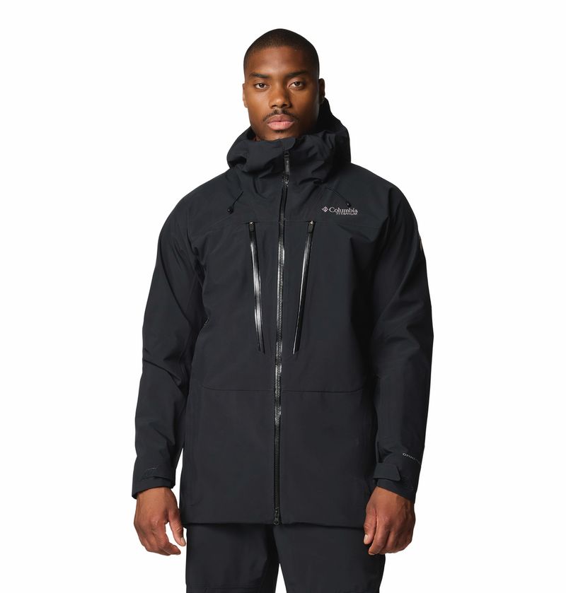 Casaca-Para-Hombre-Impermeable-Platinum-Peak™-ll-3L-Negra-Columbia