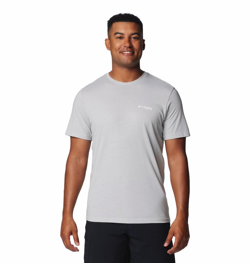 Polo-Para-Hombre-Manga-Corta-PFG™-Tarpon-Rise-Negro-Columbia