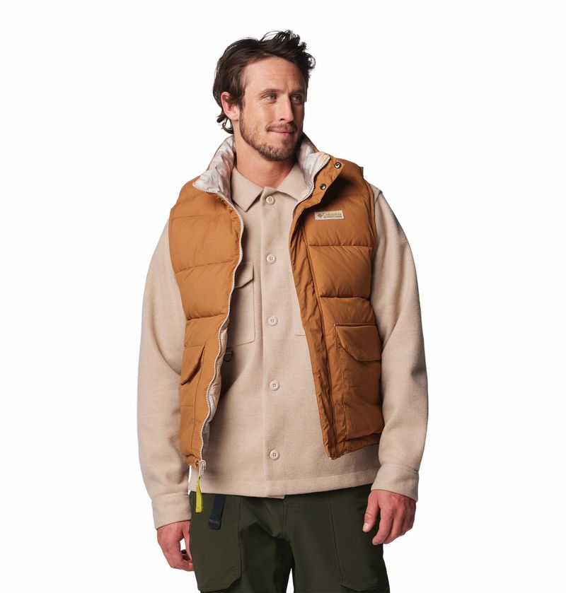 Chaleco-Para-Hombre-Sintetico-Reversible-Wallowa™-Marron-Columbia