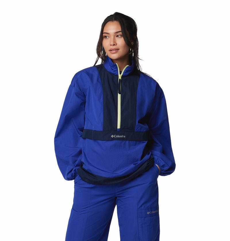 Casaca-Para-Mujer-Sintetica-1-2-Cierre-Boundless-Adventure™-Azul-Columbia