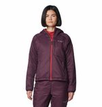 Casaca-Para-Mujer-Sintetica-Silver-Leaf™-ll-Guinda-Columbia