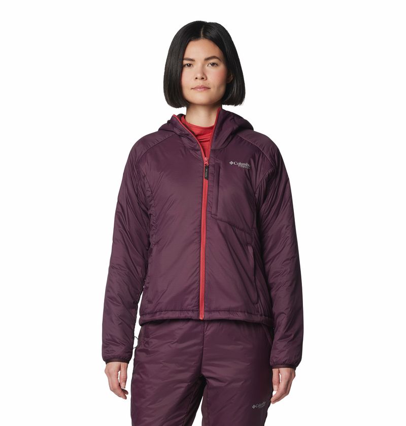Casaca-Para-Mujer-Sintetica-Silver-Leaf™-ll-Guinda-Columbia