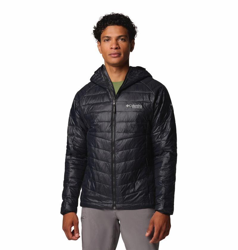 Casaca-Para-Hombre-Sintetica-Con-Capucha-Platinum-Peak™-ll-Negra-Columbia