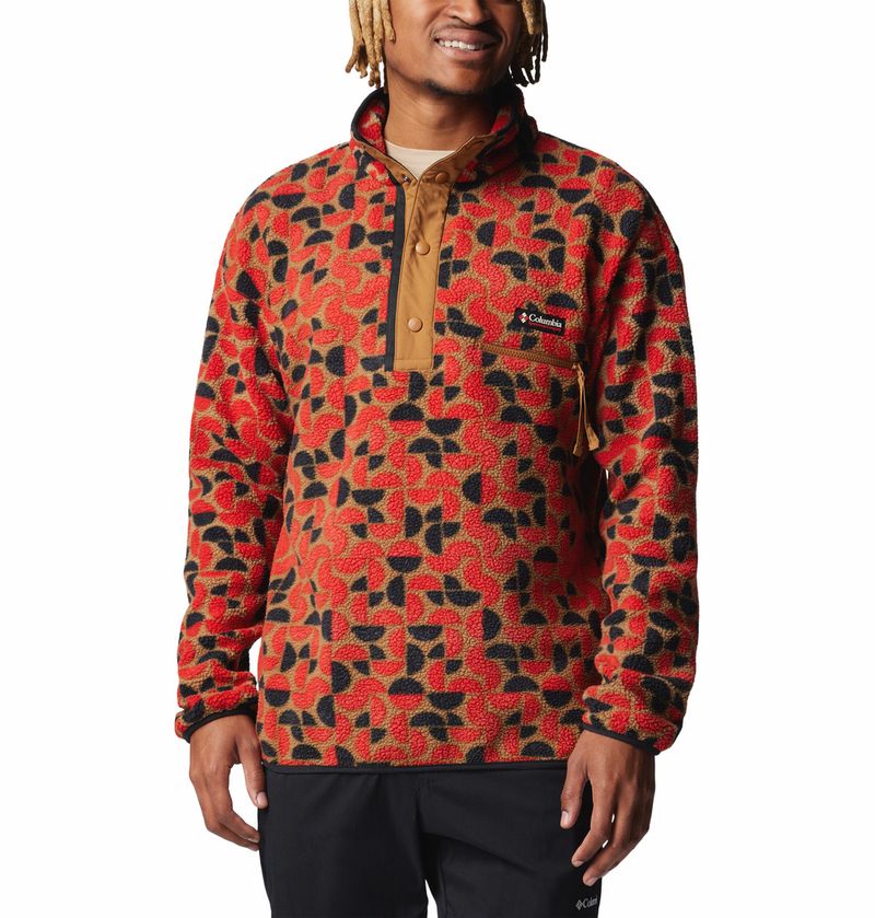 Polar-Para-Hombre-1-2-Cierre-Con-Broche-Helvetia™-ll-Rojo-Columbia