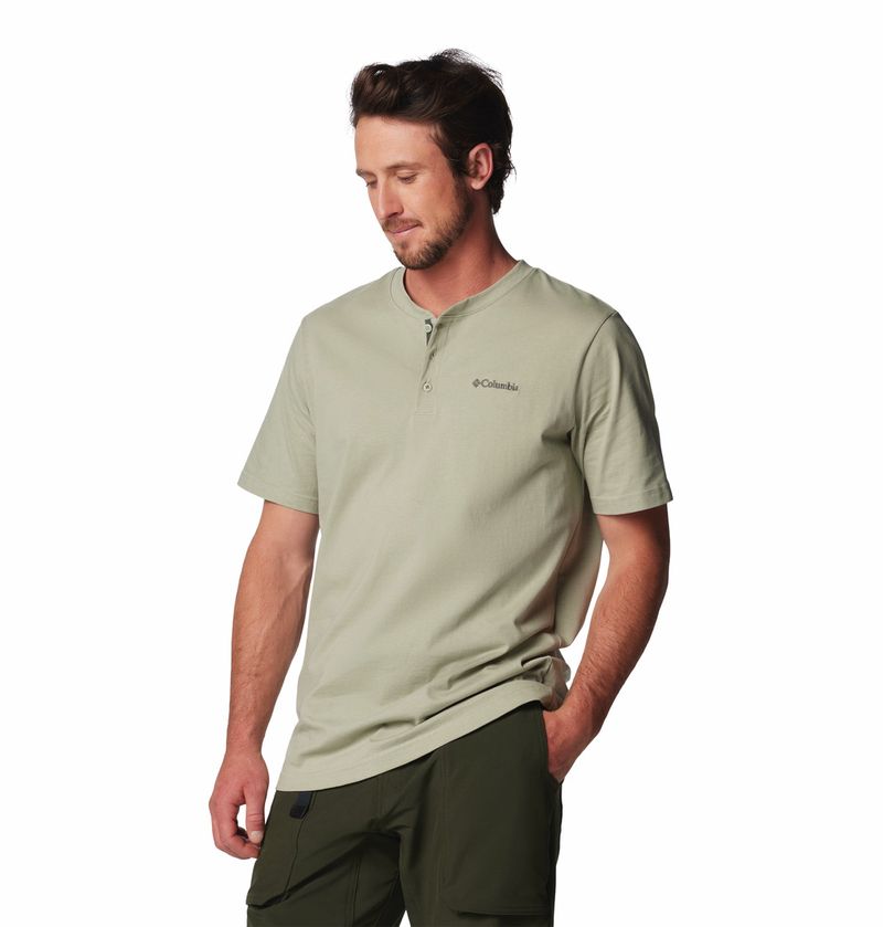 Polo-Para-Hombre-Manga-Corta-Landroamer™-Verde-Columbia