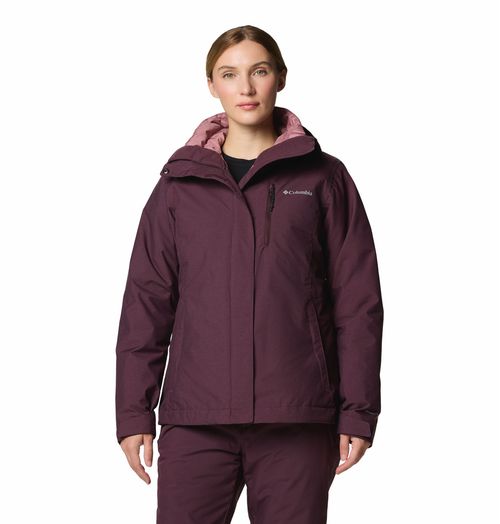 Casaca Para Mujer 3 En 1 Whirlibird™ V Guinda Columbia