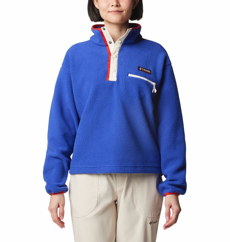 Polar-Para-Mujer-1-2-Cierre-Con-Broche-Helvetia™-ll-Azul-Columbia