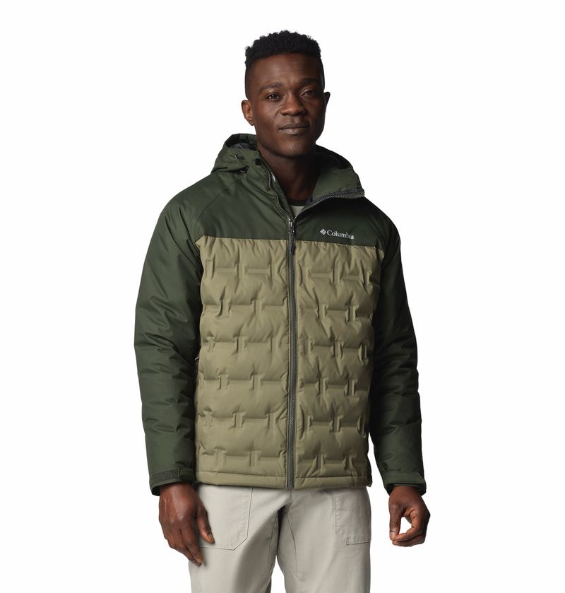 Casaca-Para-Hombre-De-Plumas-Con-Capucha-Grand-Trek™-III-Verde-Columbia