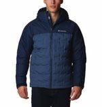 Casaca-Para-Hombre-De-Plumas-Con-Capucha-Grand-Trek™-III-Azul-Columbia