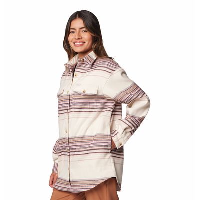 Blusa Para Mujer Manga Larga Calico Basin™ Beige Columbia