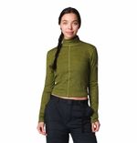 Polo-Para-Mujer-Cropped-Manga-Larga-Wallowa™-Verde-Columbia