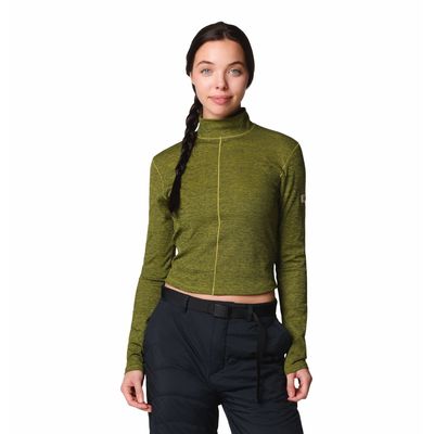 Polo Para Mujer Cropped Manga Larga Wallowa™ Verde Columbia