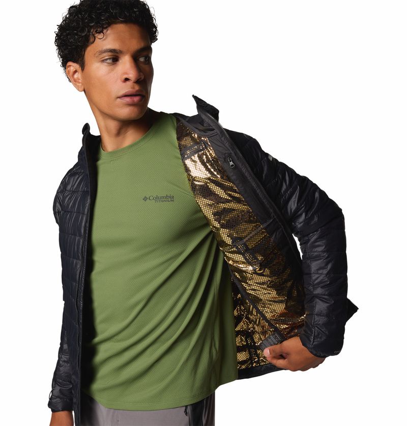 Casaca-Para-Hombre-Sintetica-Con-Capucha-Platinum-Peak™-ll-Negra-Columbia