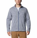 Casaca-Para-Hombre-Fleece-Cierre-Completo-Alto-Pass™-Azul-Columbia