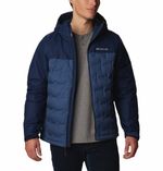 Casaca-Para-Hombre-De-Plumas-Con-Capucha-Grand-Trek™-III-Azul-Columbia