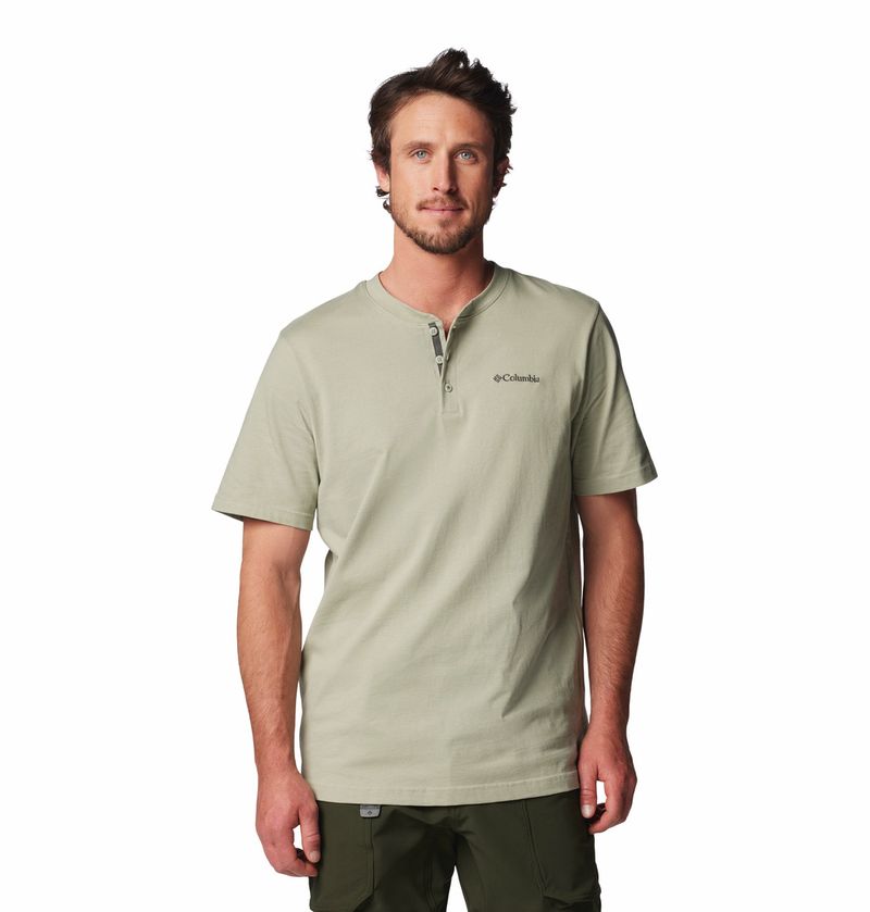 Polo-Para-Hombre-Manga-Corta-Landroamer™-Verde-Columbia