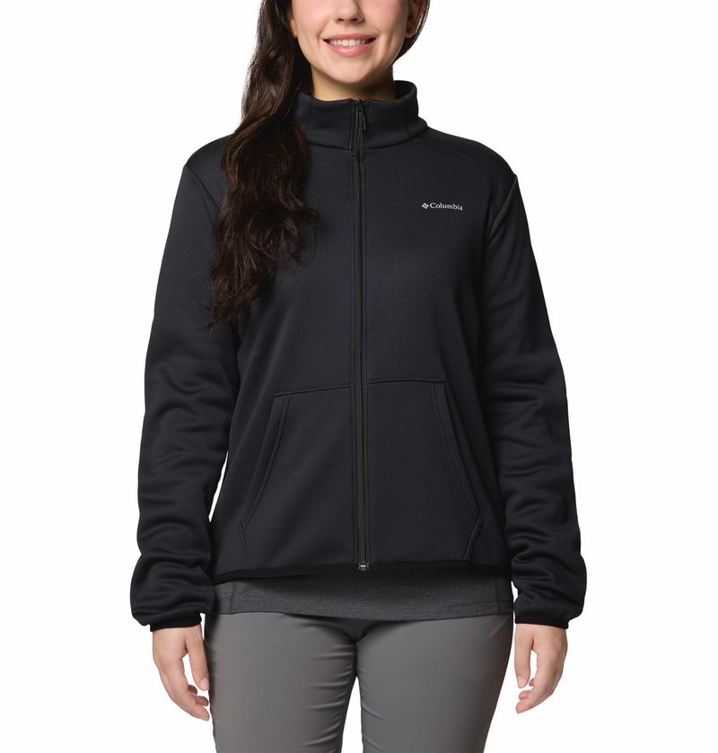 Casaca-Para-Mujer-Fleece-Cierre-Completo-Columbia-Hike™-Negro-Columbia